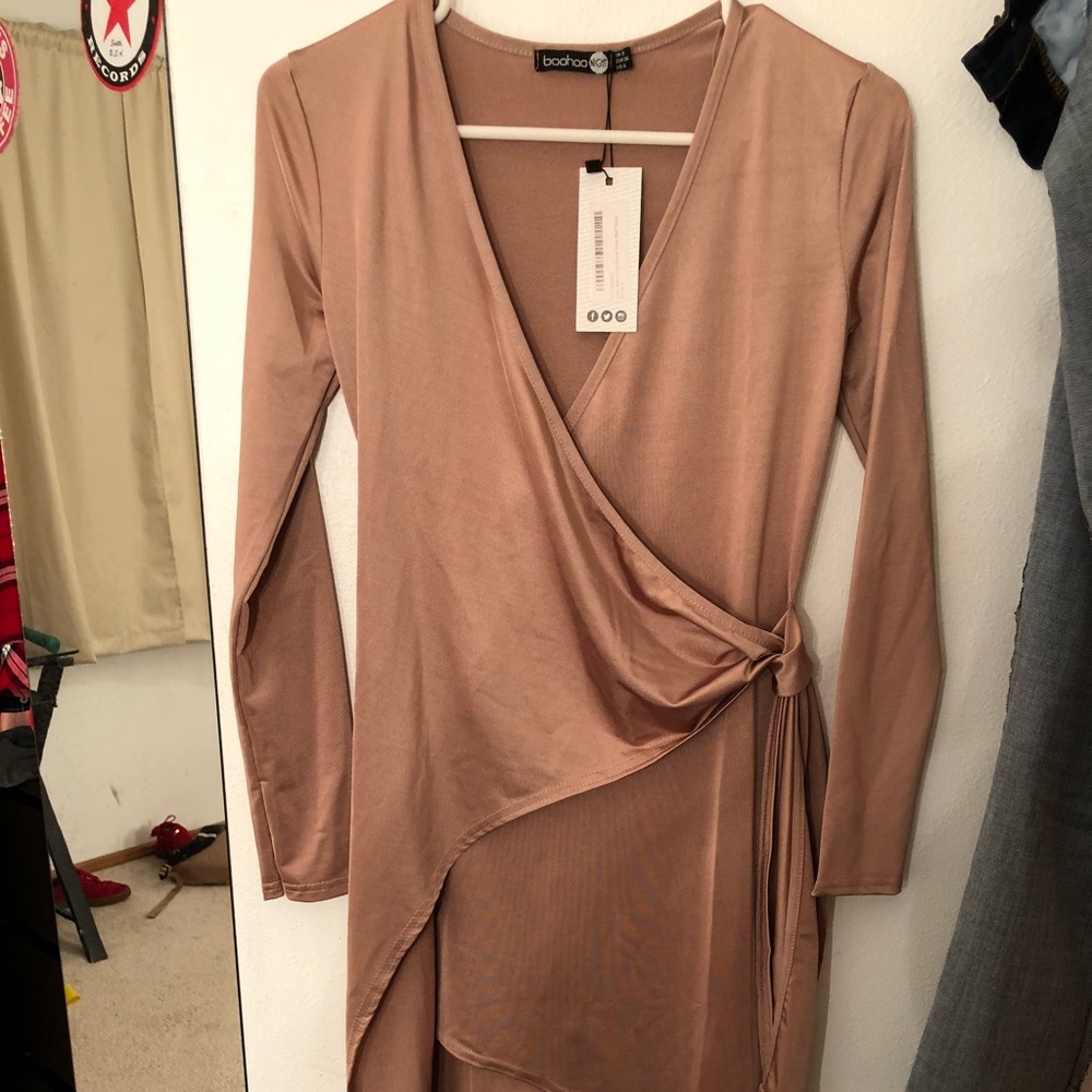 Boohoo asymmetric dress